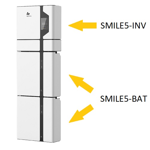Alpha Smile5-BAT (IP65) 5.7kWh Parallel Battery