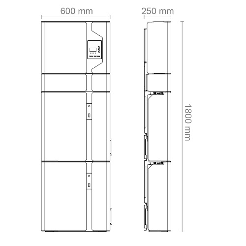 Alpha Smile5-BAT (IP65) 5.7kWh Parallel Battery