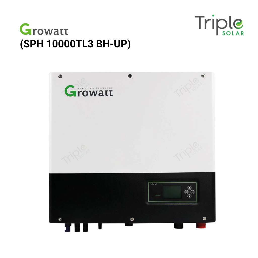 Growatt 10Kw 3 phase hybrid inverter, 2 MPPT