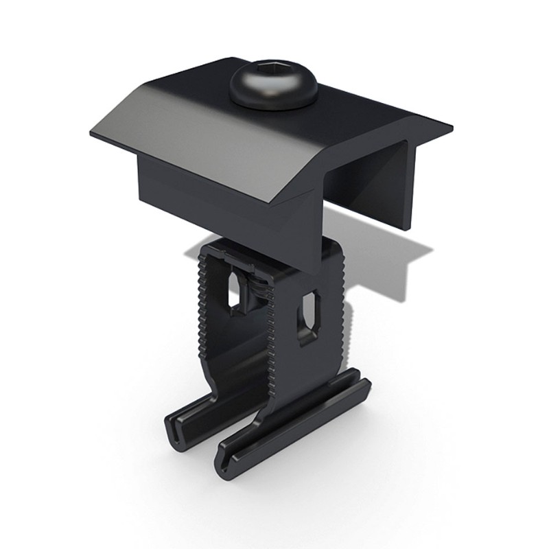 Renusol Middle Clamp+ 30 - 50mm Black (R420082-BE)