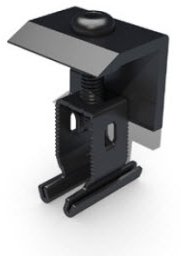 Renusol 	End Clamp+ 30 - 50mm Black (R420081-BE)