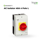 AC Isolator 40A 4 Pole L