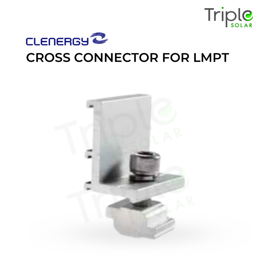 Clenergy Limpet Cross Connector silver clamp (ER-CC-PRO-LMPT)