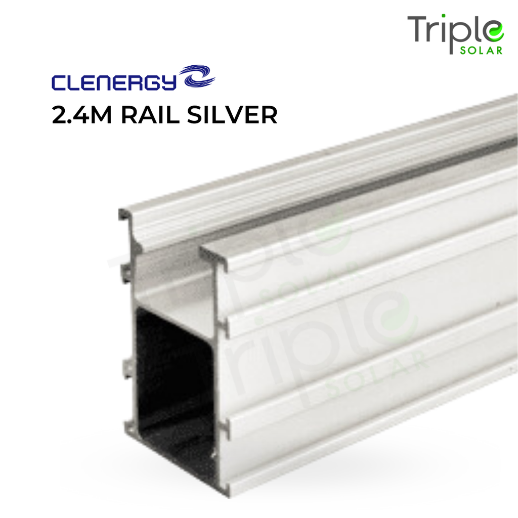 2.4m Silver Rail
