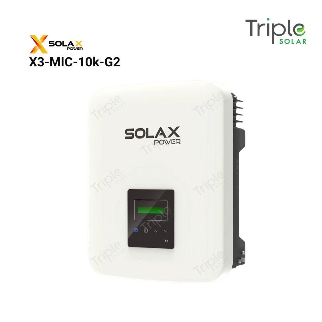 Solax String X3 MIC 10kw three phase 2 MPPT