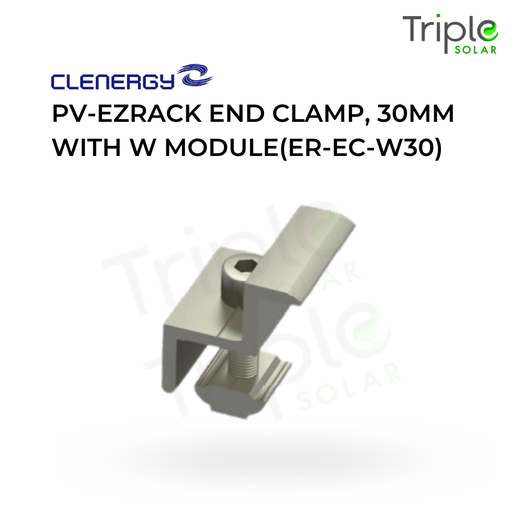 [SR069] PV-ezRack End Clamp, Standard 30mm with W module(ER-EC-W30)