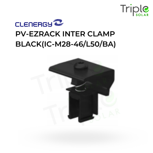 [SR077] PV-ezRack Inter Clamp 28-46mm, Black(IC-M28-46/L50/BA)