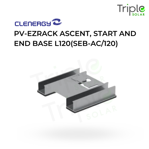 [SR082] PV-ezRack Ascent, Start and End Base L120(SEB-AC/120)